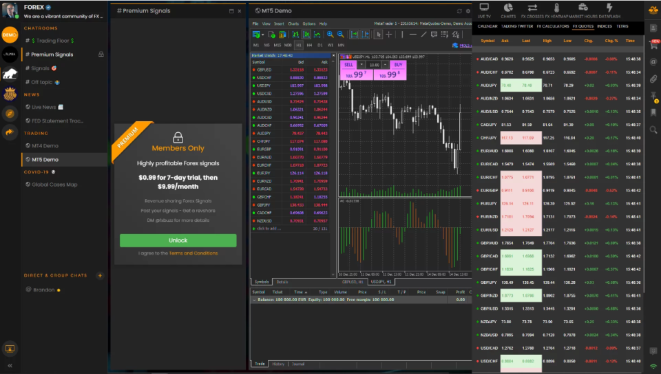 screenshot of Echofin