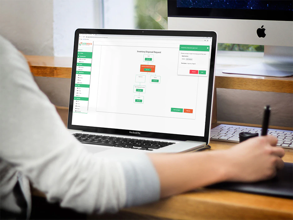 screenshot of EcoDocs