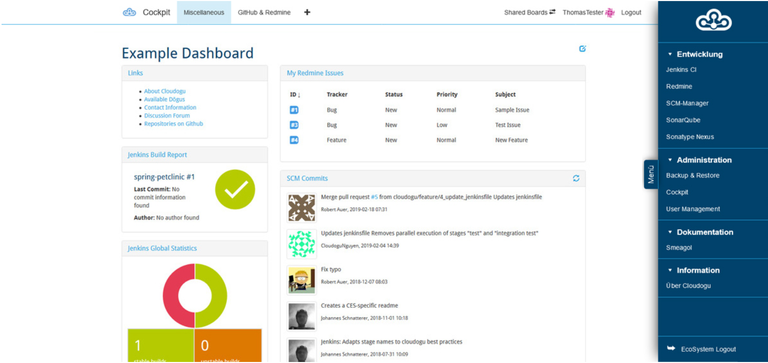 screenshot of EcoSystem