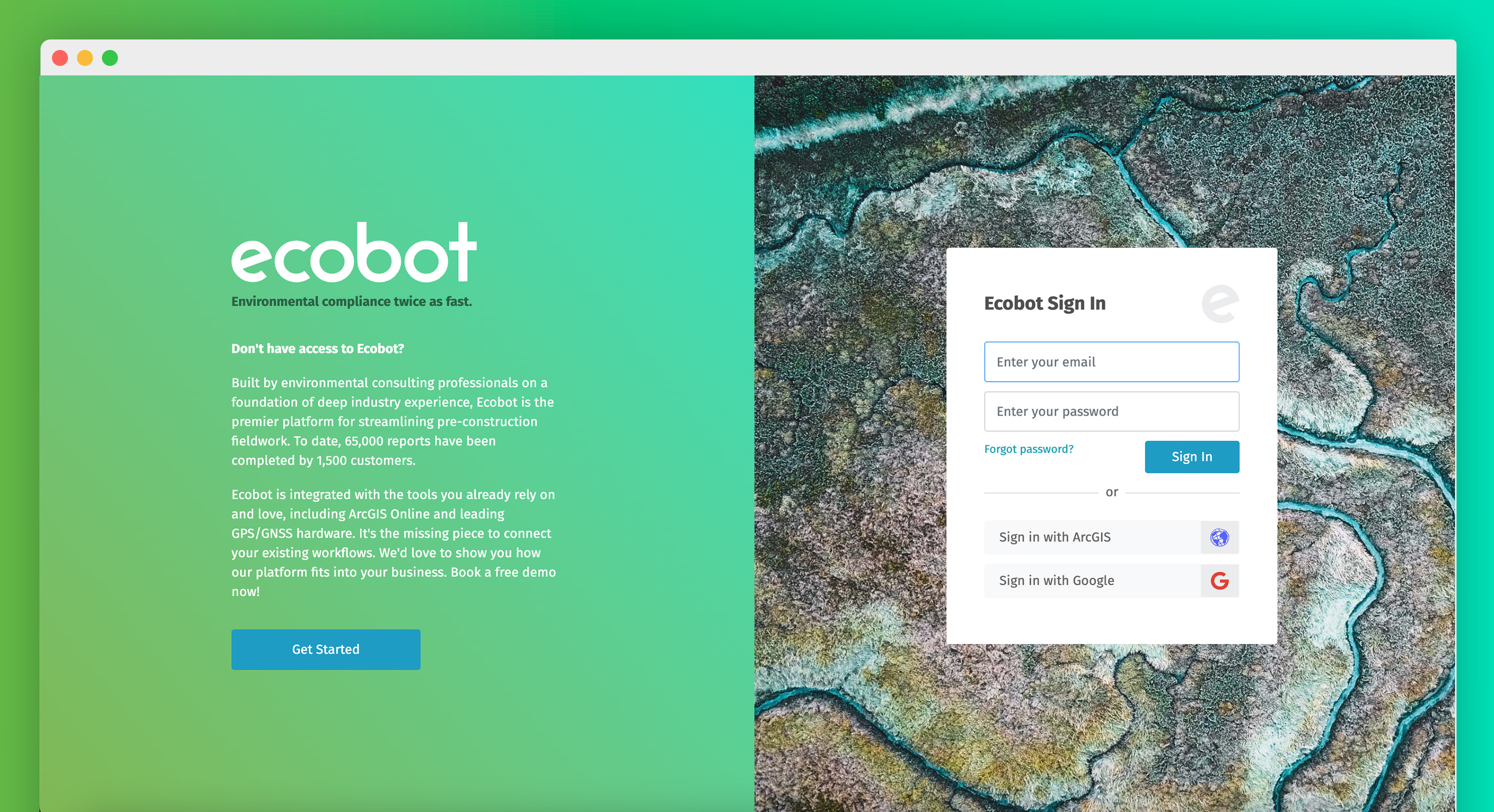 screenshot of Ecobot