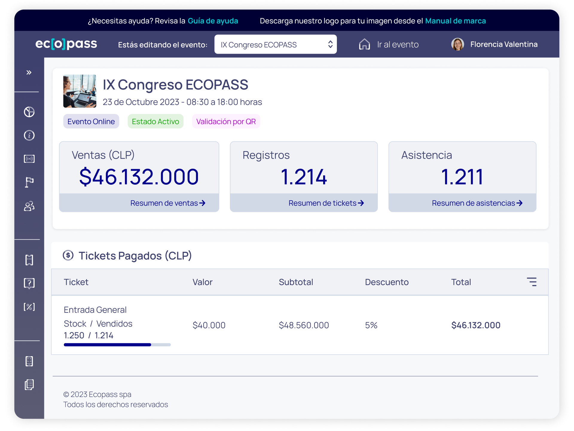 screenshot of Ecopass