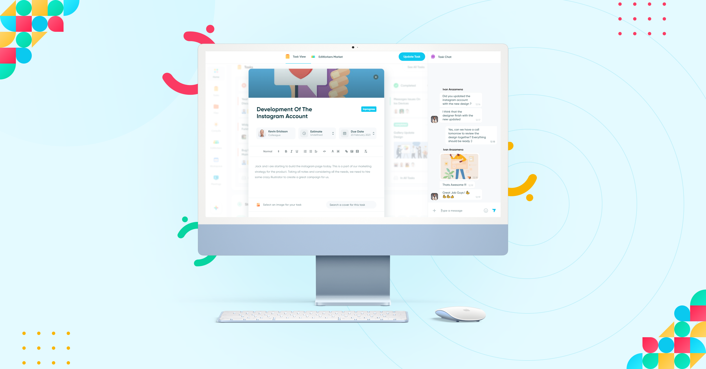 screenshot of EdWorking