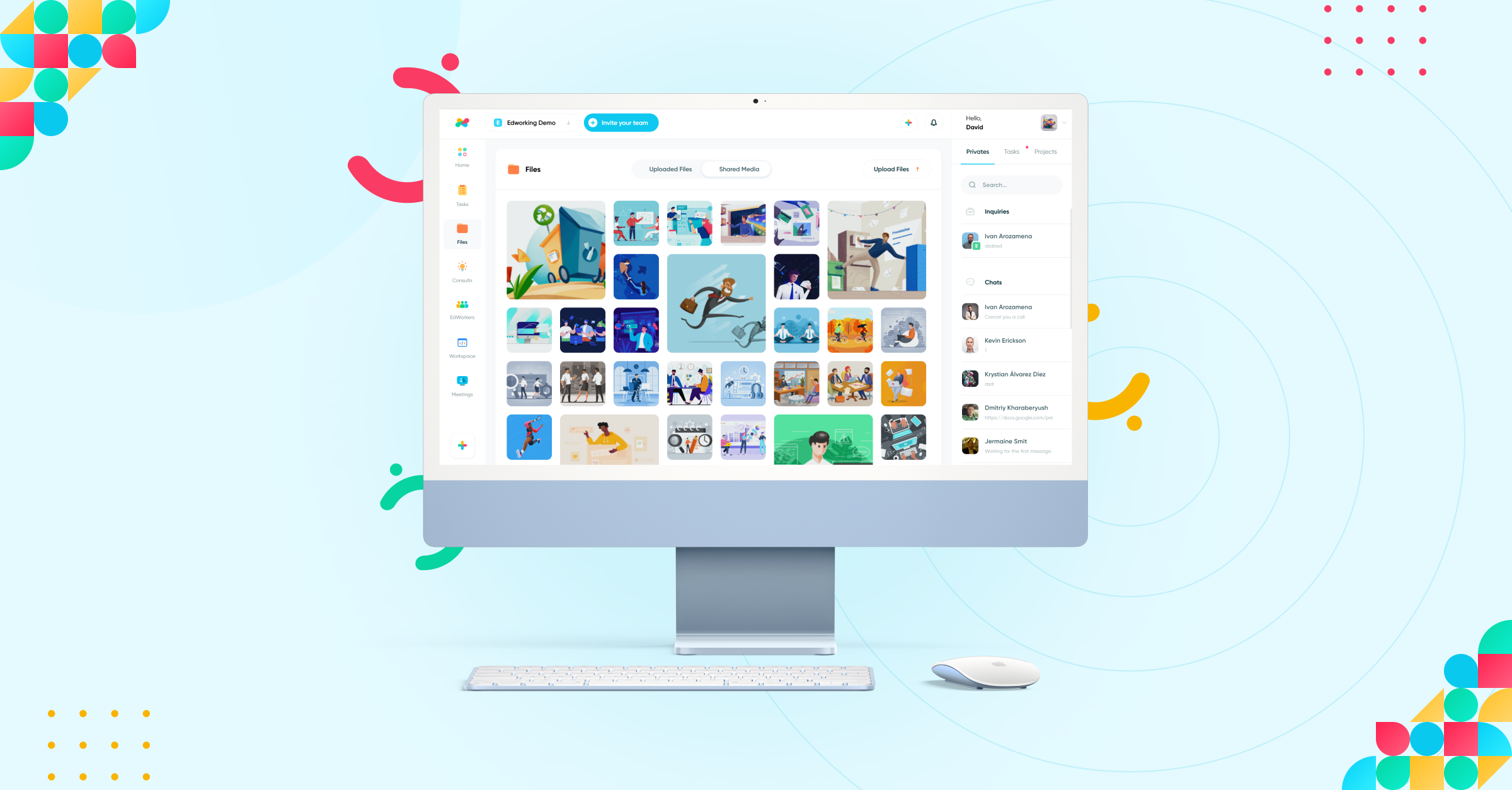 screenshot of EdWorking