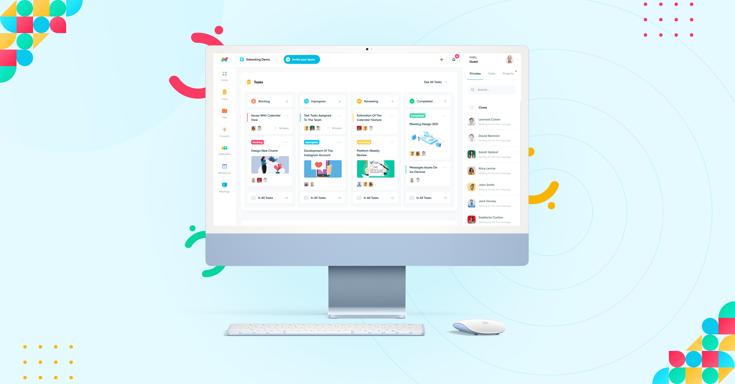 screenshot of EdWorking