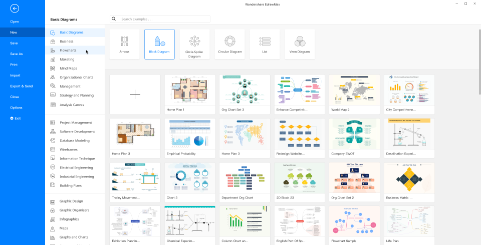 screenshot of EdrawMax