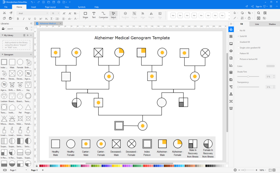 screenshot of EdrawMax