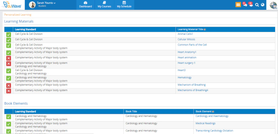 screenshot of EduWave