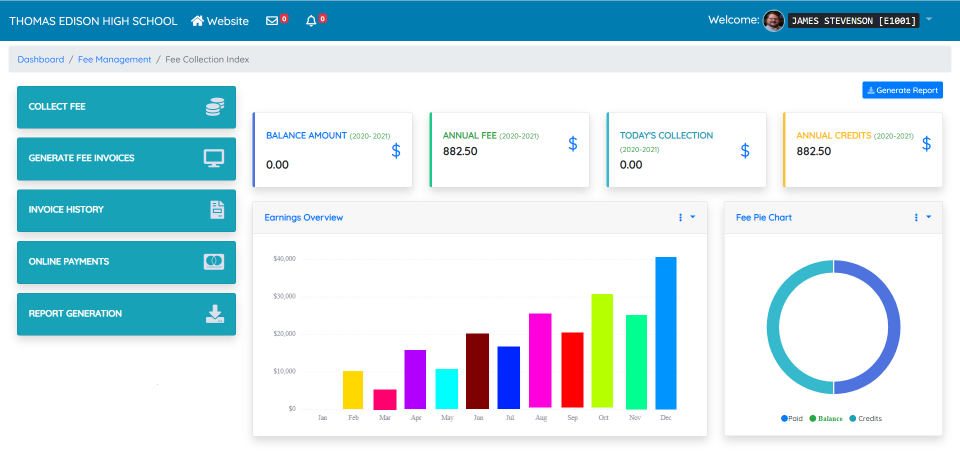 screenshot of Edublooms