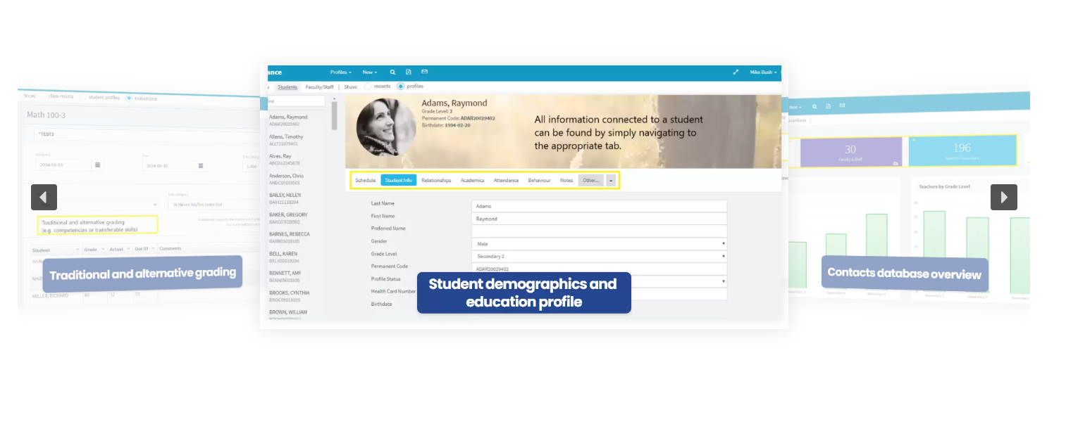 screenshot of Edvance