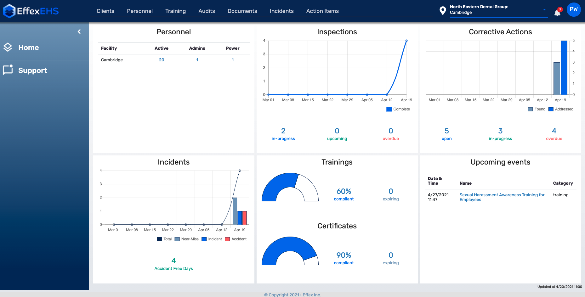 screenshot of EffexEHS