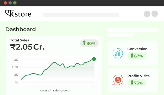 screenshot of EkStore