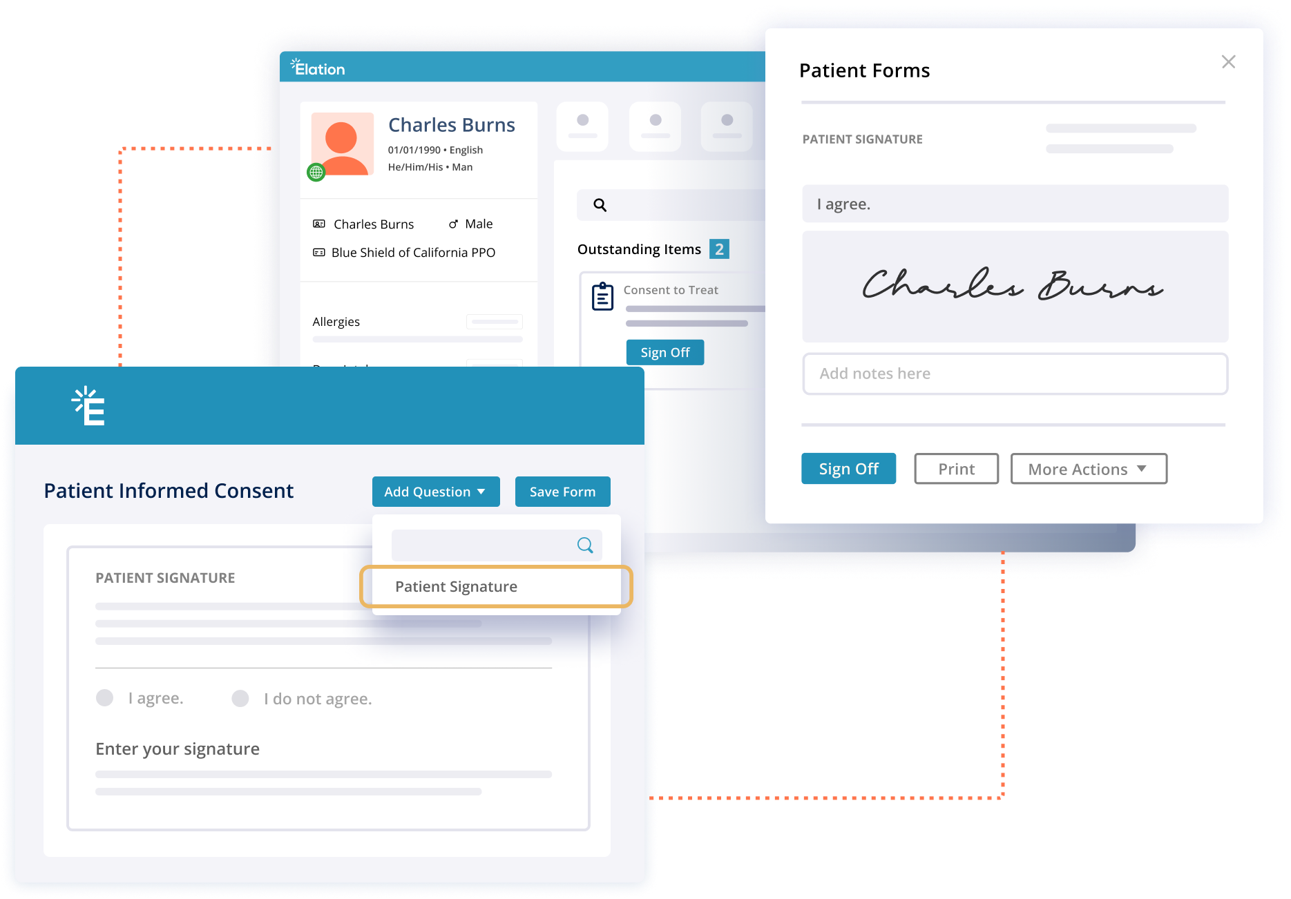 screenshot of Elation