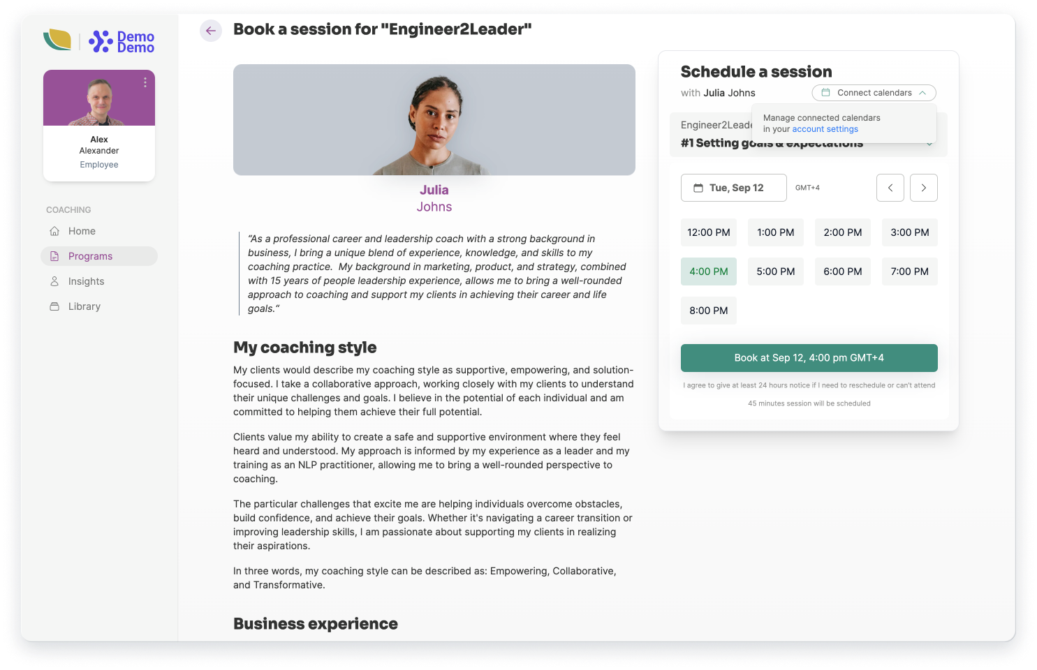 screenshot of Elatra