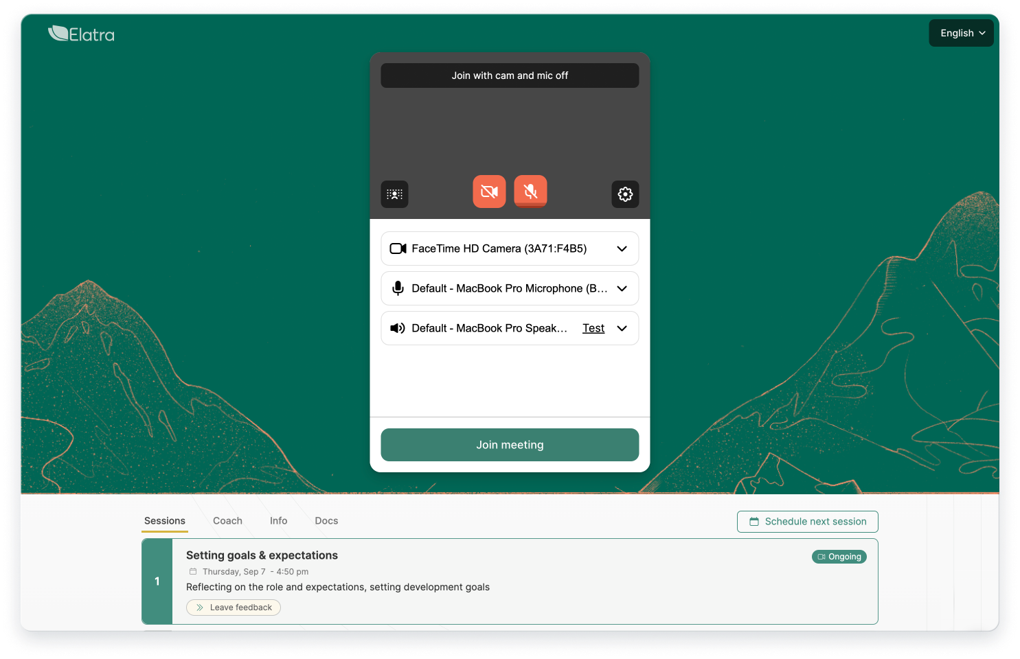 screenshot of Elatra