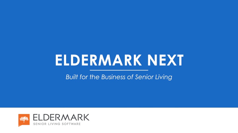 screenshot of Eldermark