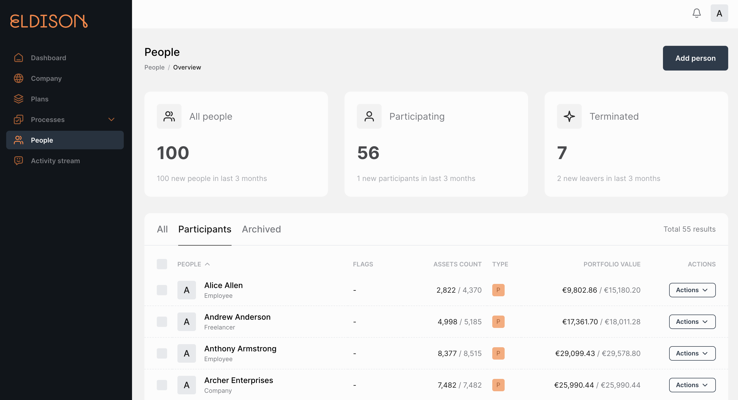 screenshot of Eldison