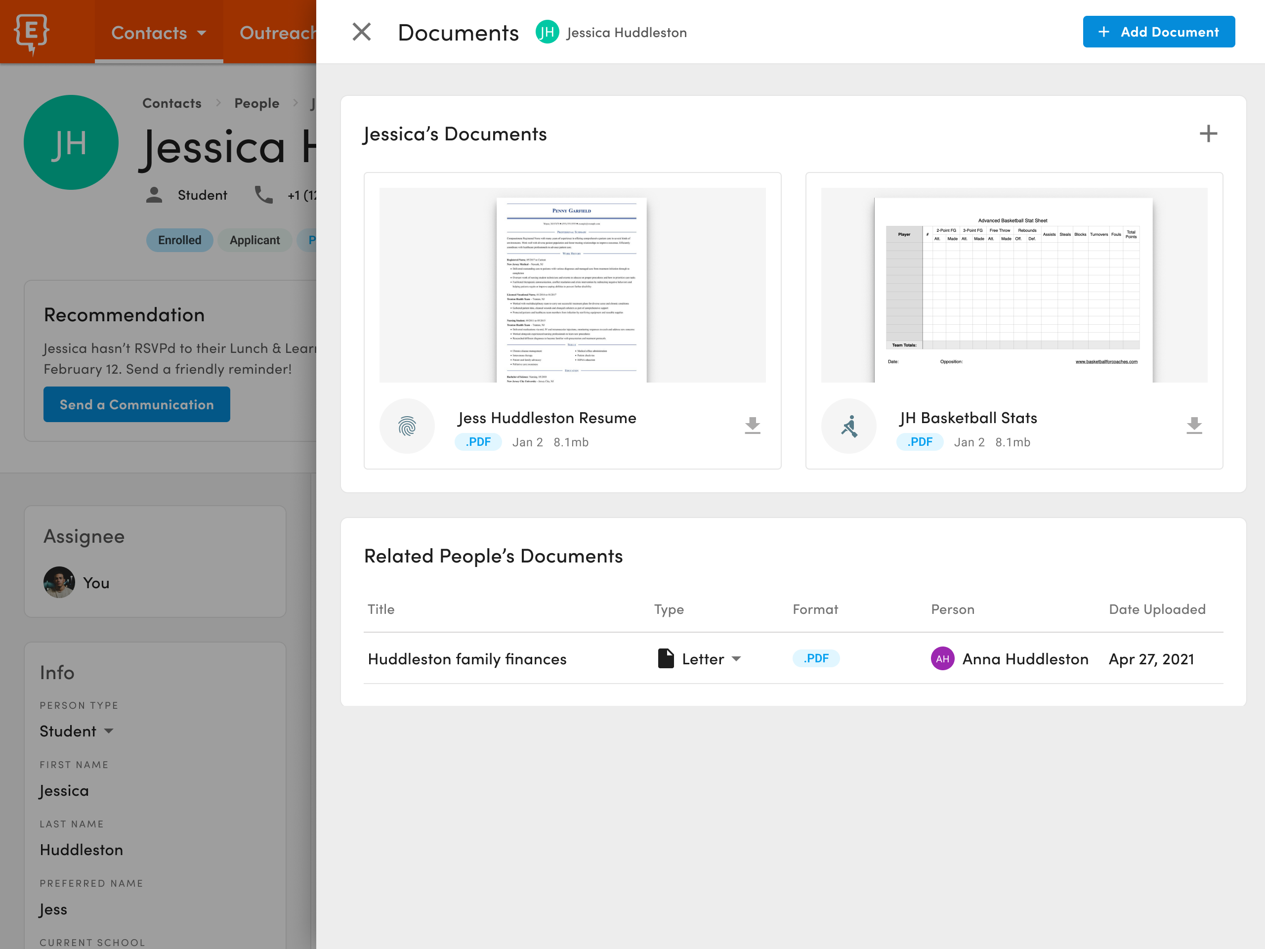 screenshot of Element451
