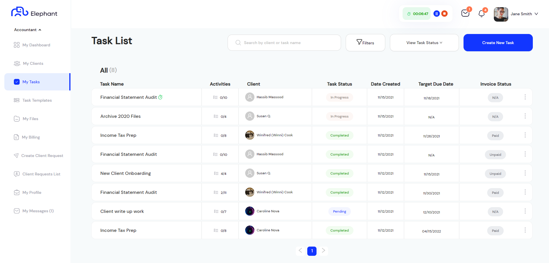 screenshot of Elephant