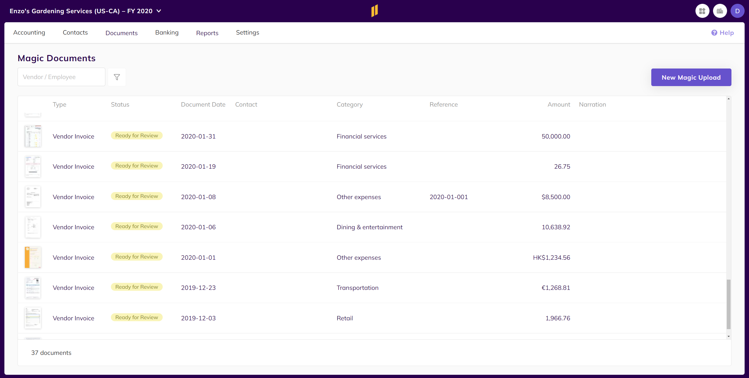 screenshot of Eleven