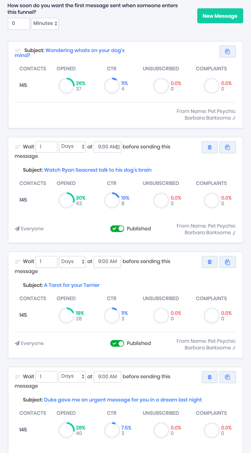 screenshot of EmailDelivery.com