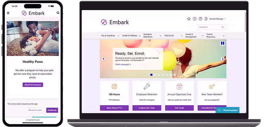 screenshot of Embark