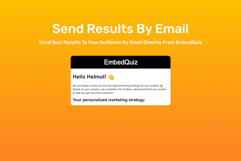 screenshot of EmbedQuiz
