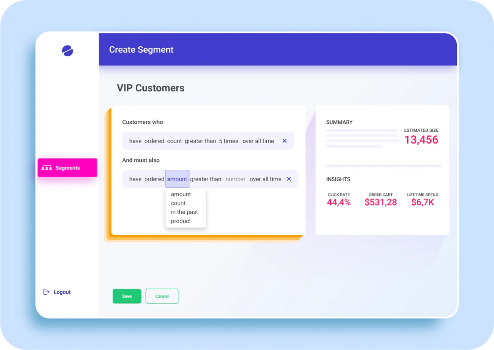 screenshot of Emotive