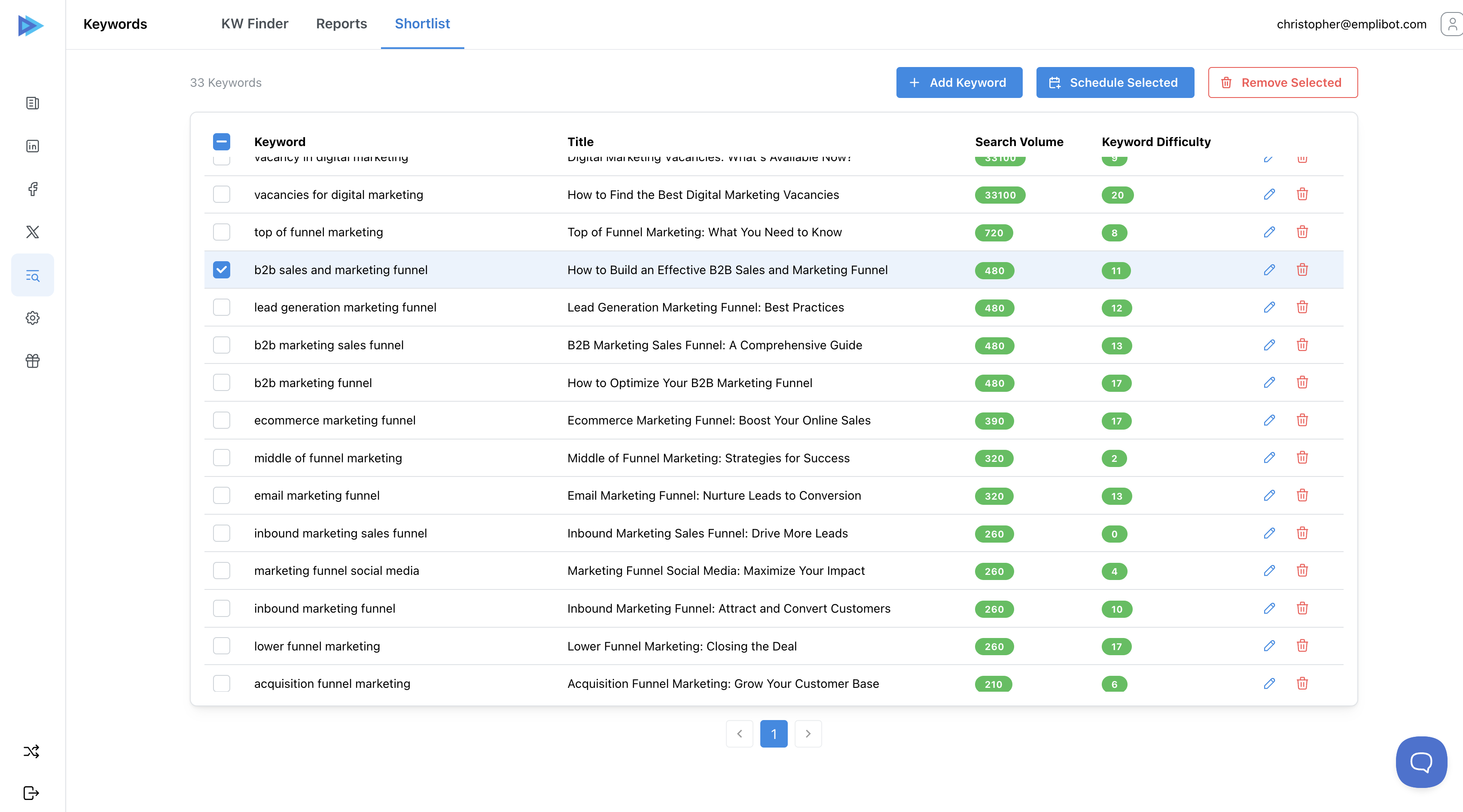 screenshot of Emplibot