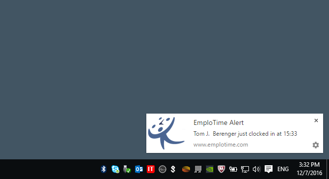 screenshot of Emplotime