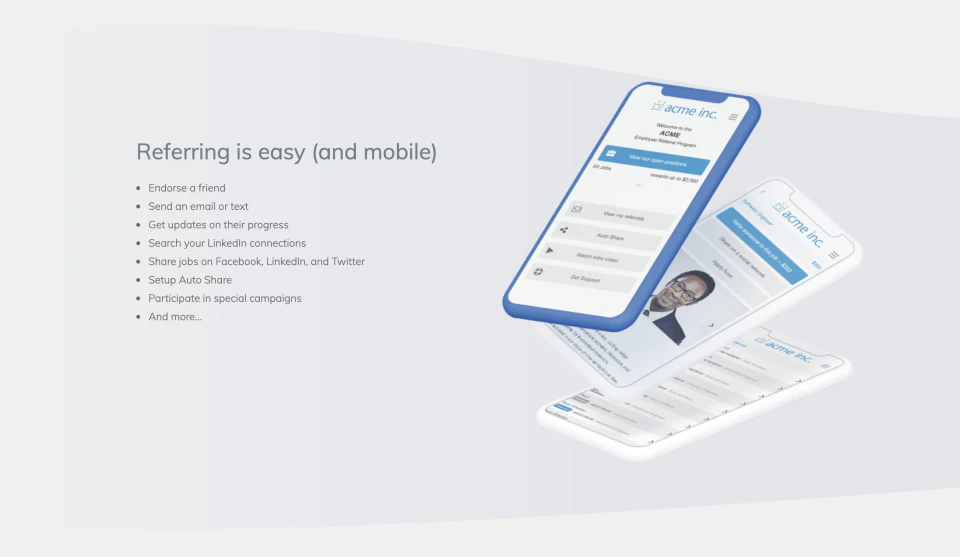screenshot of EmployeeReferrals