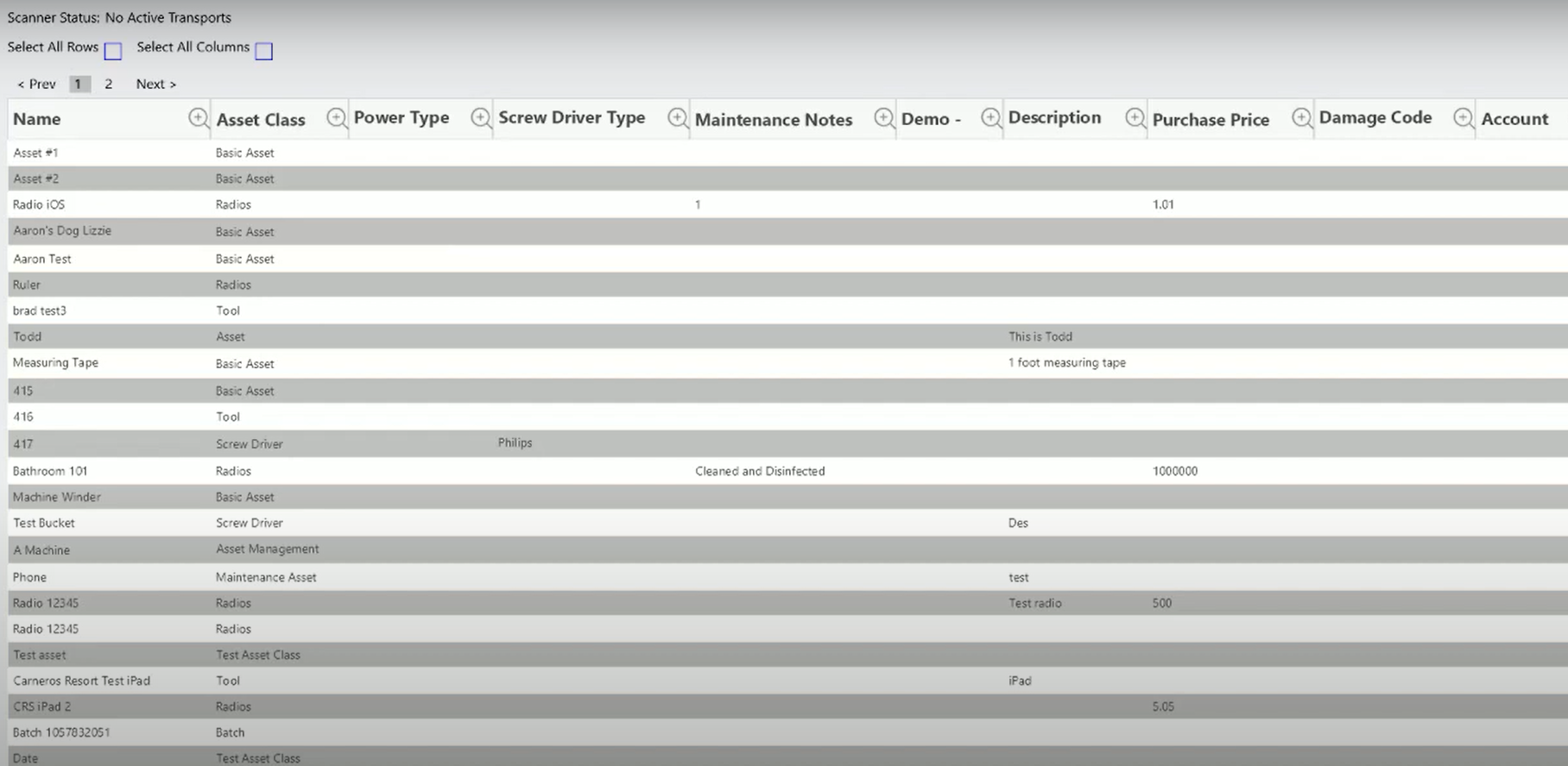 screenshot of EnaSys