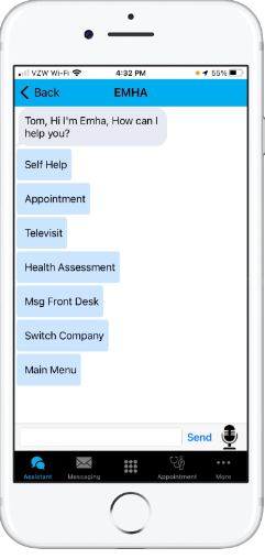 screenshot of Enablemypractice