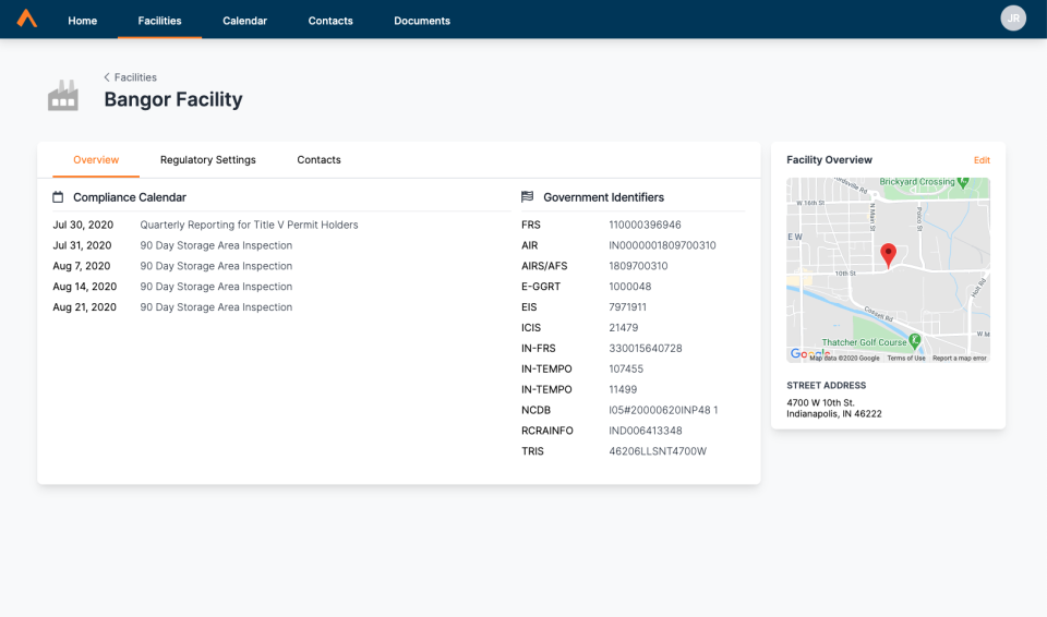 screenshot of Encamp