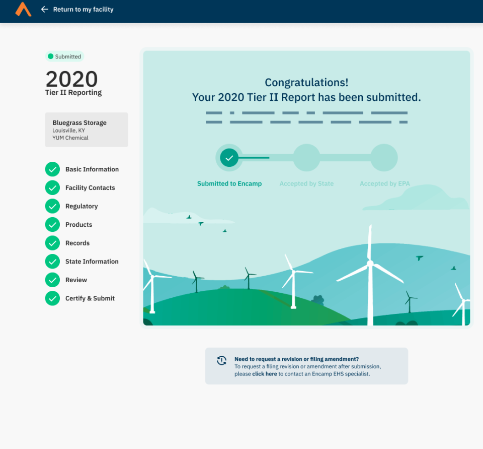 screenshot of Encamp