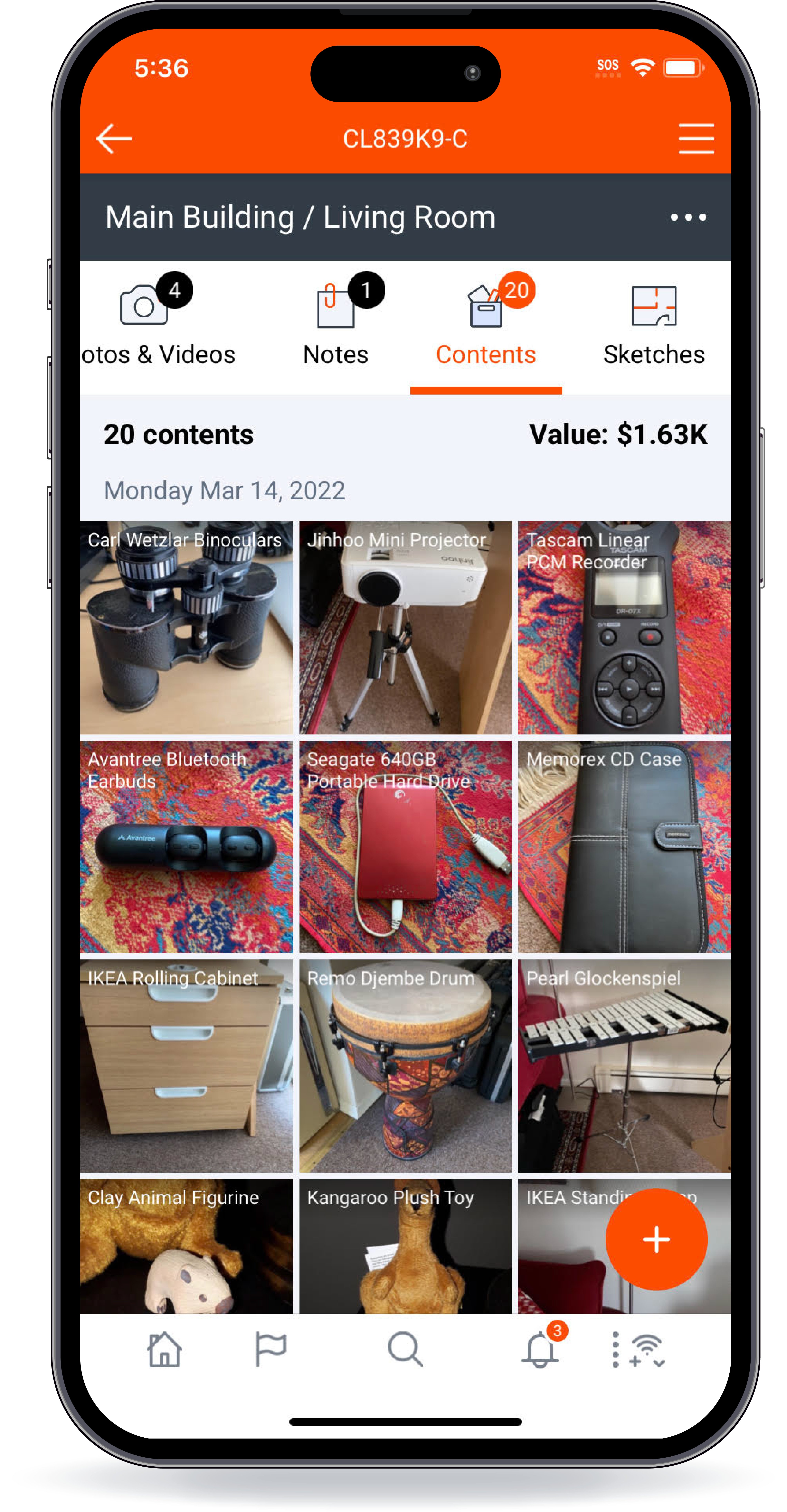 screenshot of Encircle