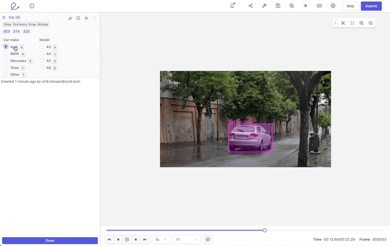 screenshot of Encord