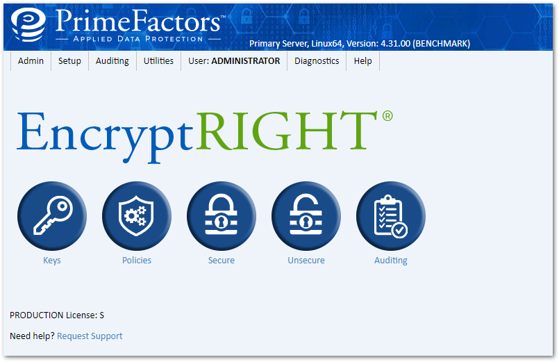 screenshot of EncryptRIGHT