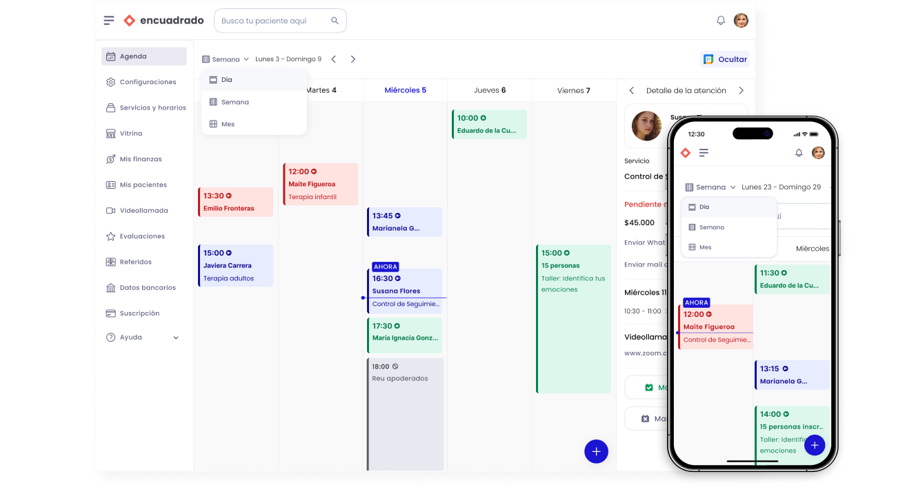 screenshot of Encuadrado