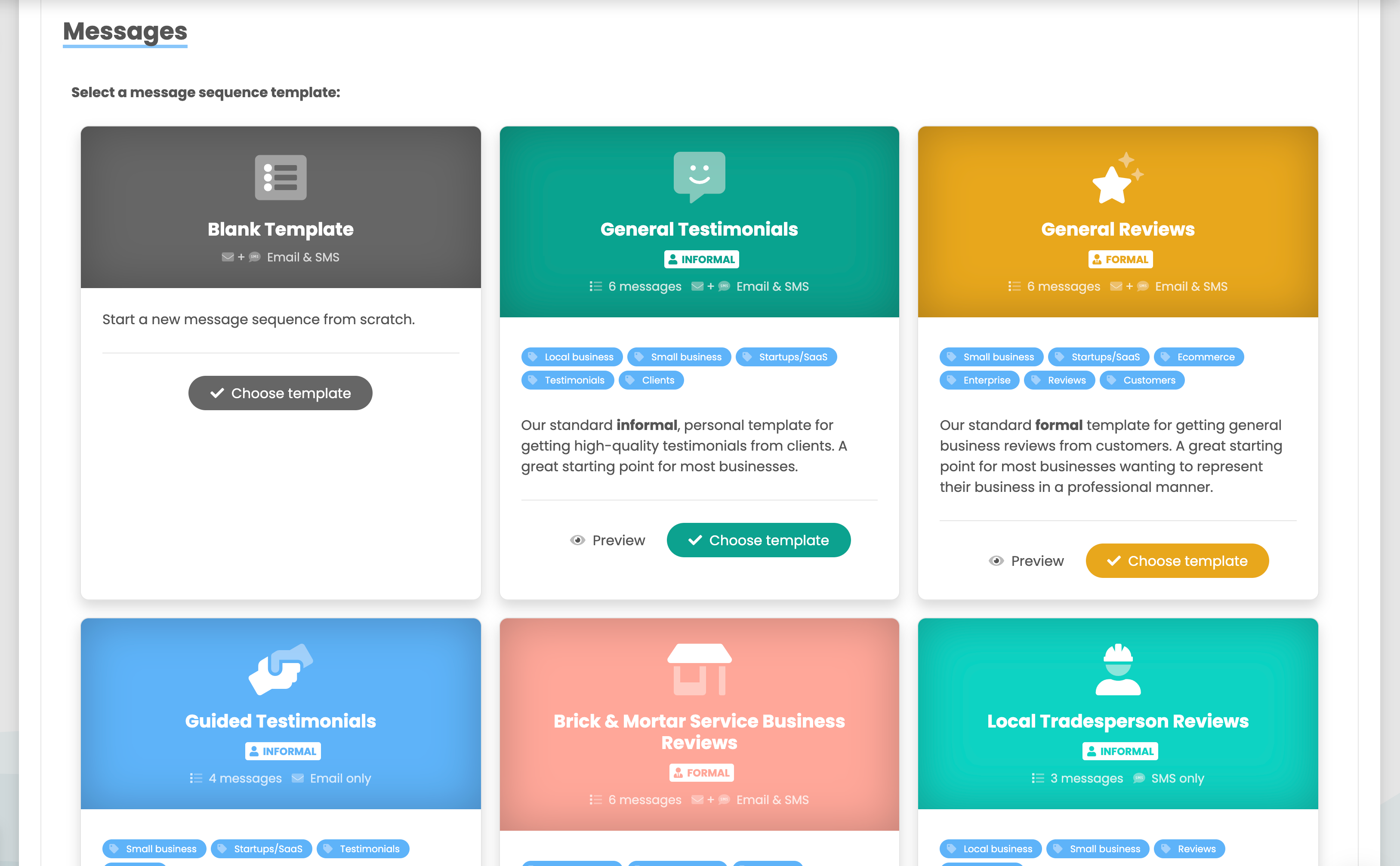 screenshot of Endorsal
