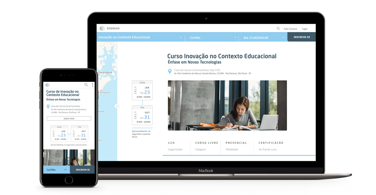 screenshot of EngagED