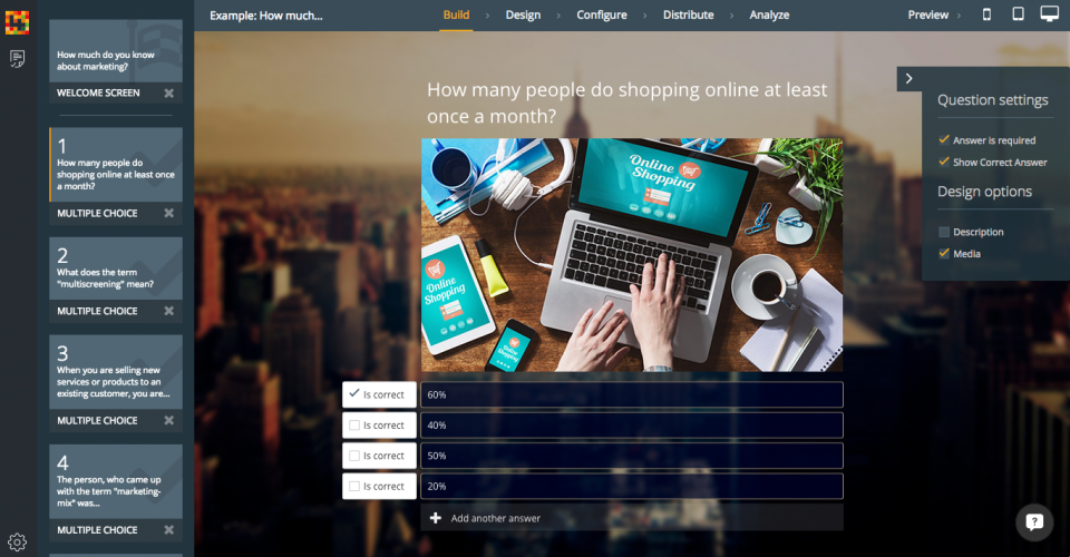 screenshot of Engageform