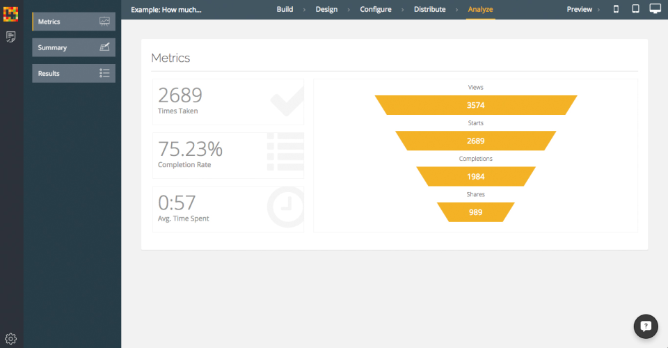 screenshot of Engageform