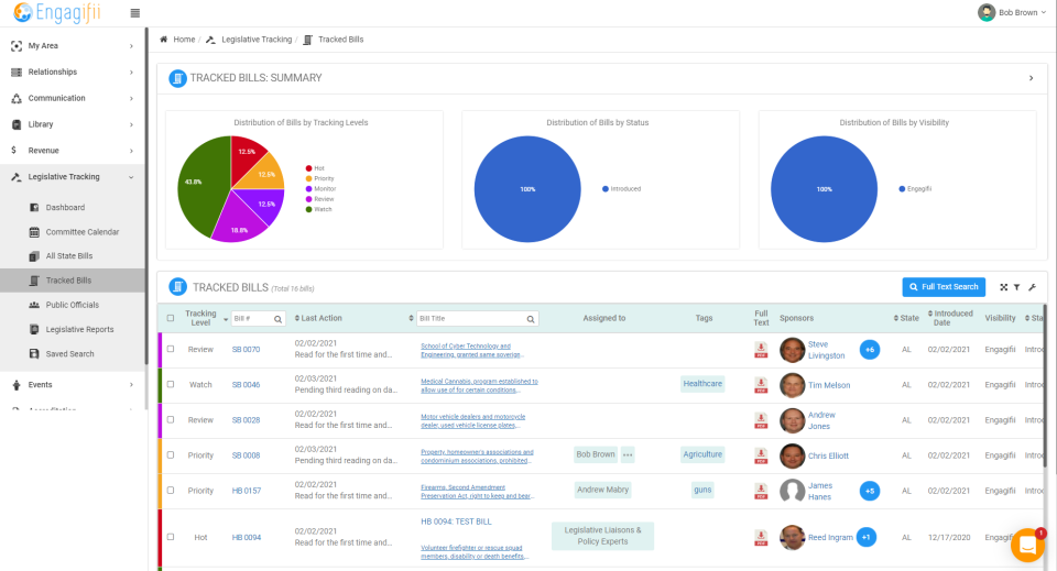 screenshot of Engagifii