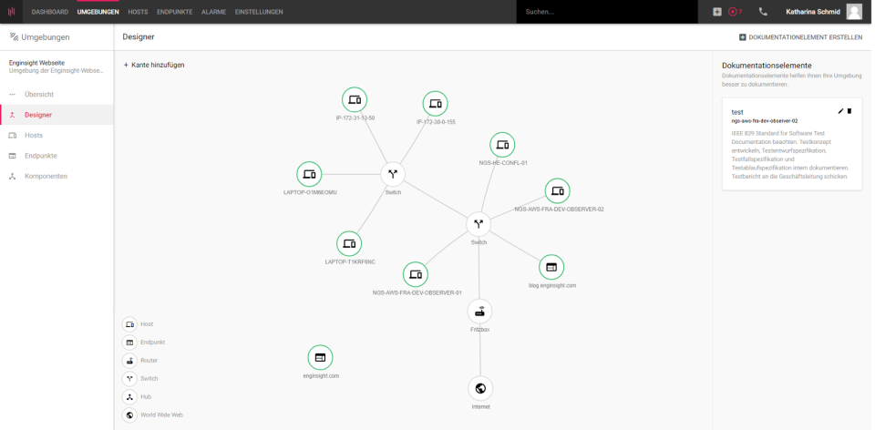 screenshot of Enginsight