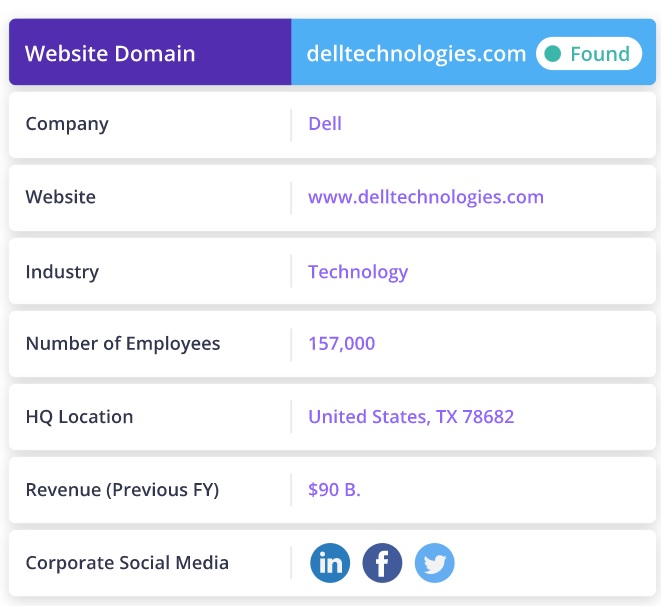 screenshot of EnrichHQ