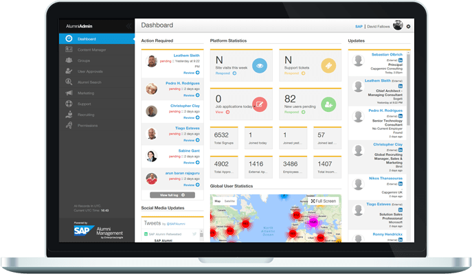 screenshot of EnterpriseAlumni