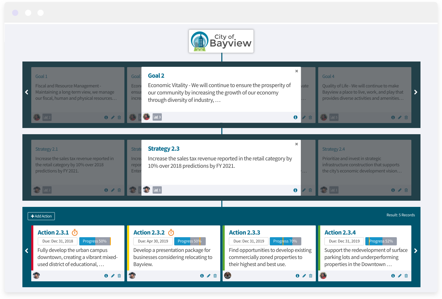 screenshot of Envisio