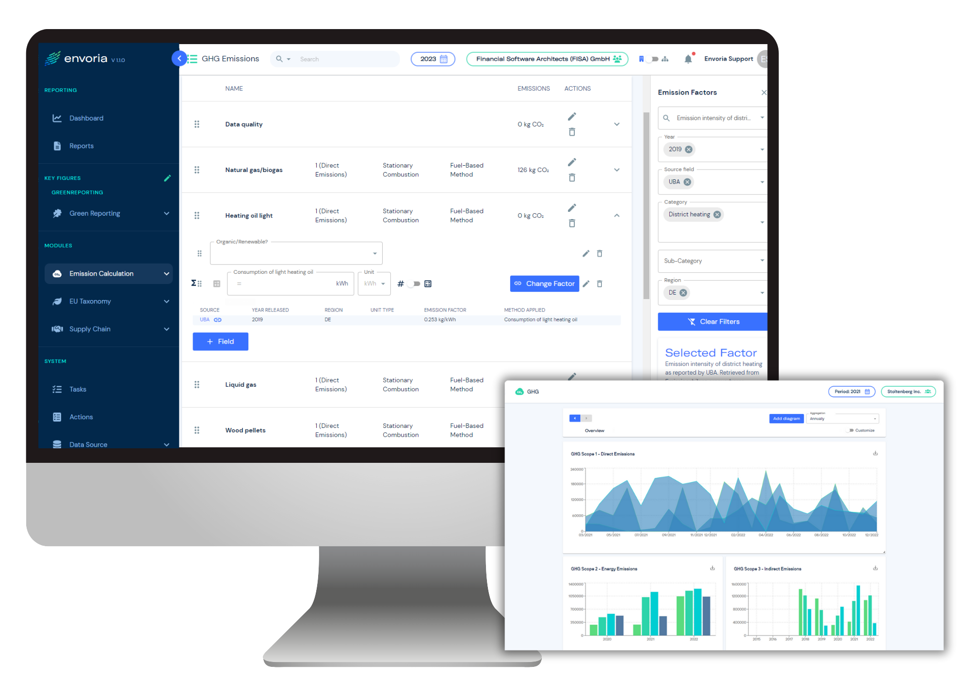 screenshot of Envoria