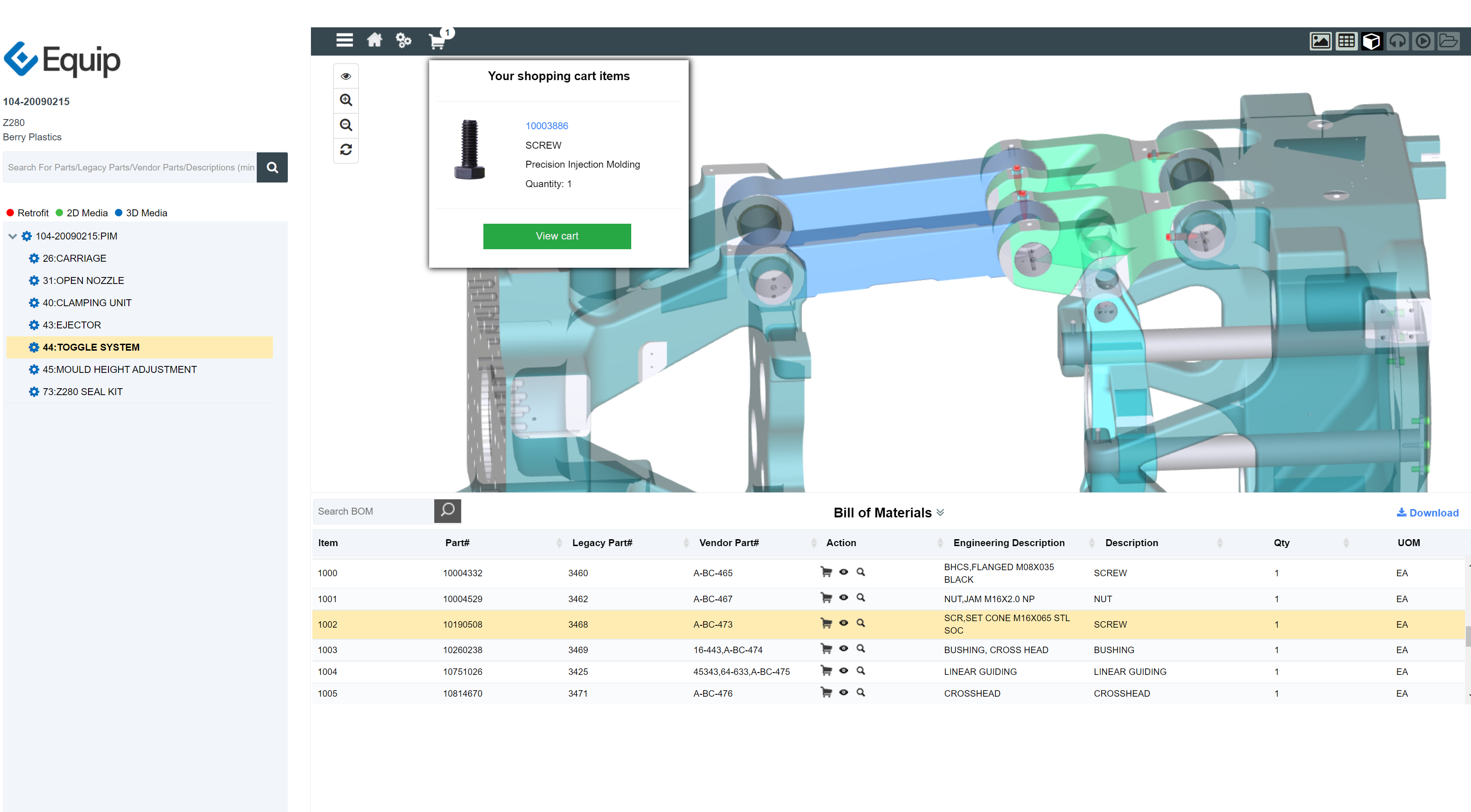 screenshot of Equip360