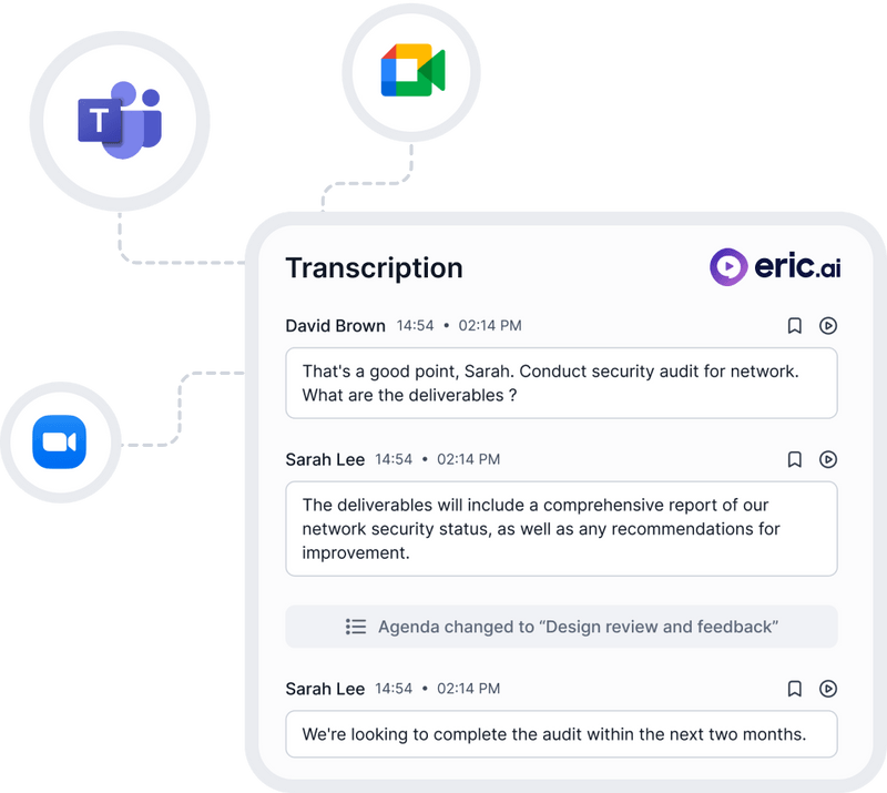 screenshot of Eric.ai